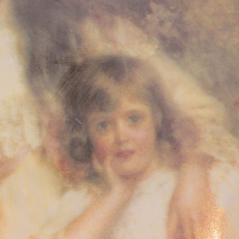 Assiette décorative Victorian portrait of Joyce and Monica show