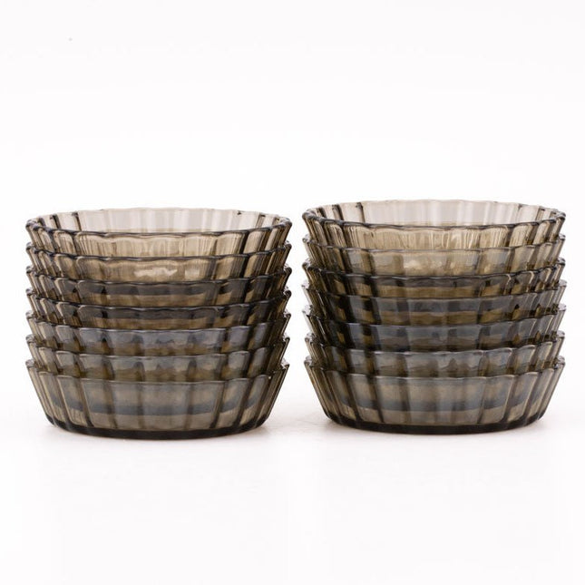 Moule à tartelette en verre fumé Arcopal marron