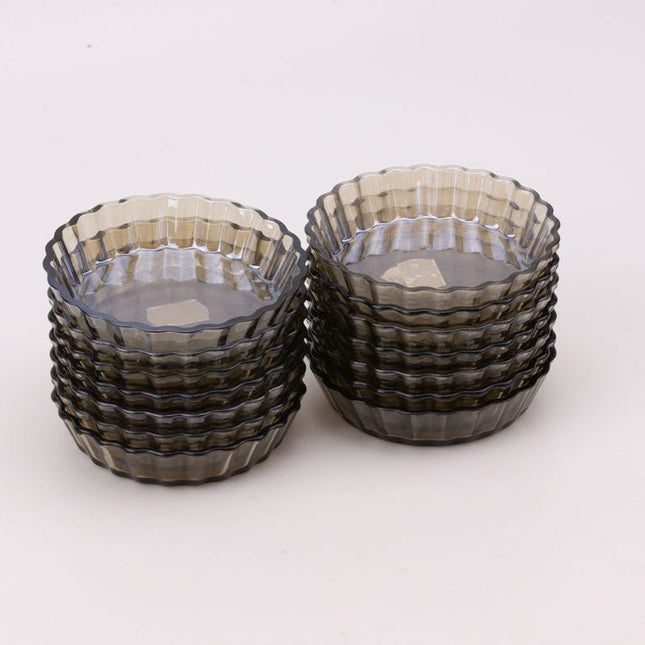 Moule à tartelette en verre fumé Arcopal