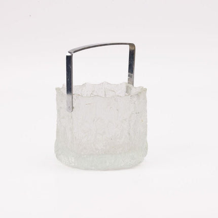 Seau à glace/glaçons Pukeberg en verre épais transparent