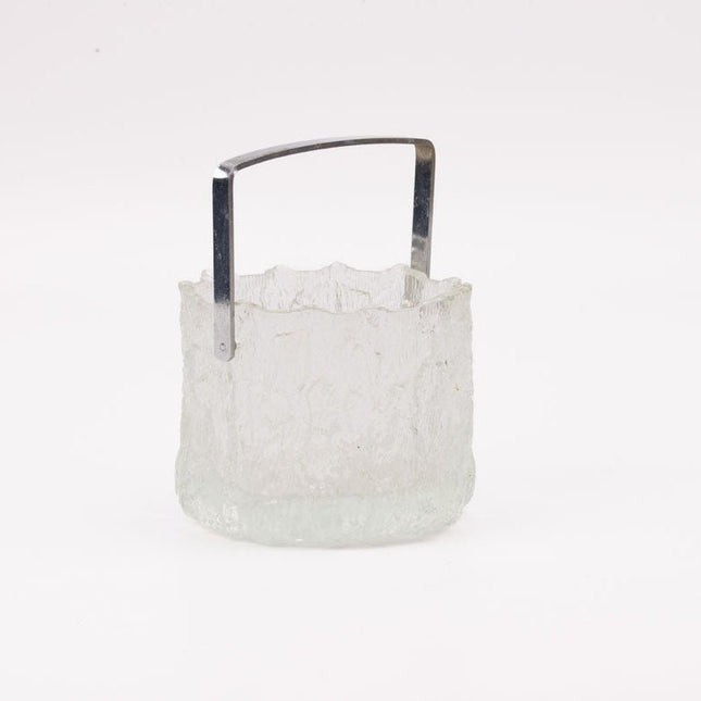 Seau à glace/glaçons Pukeberg en verre épais transparent