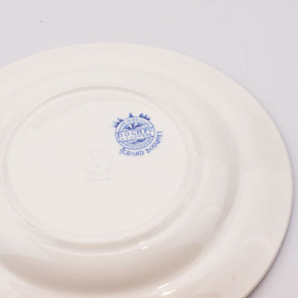 6 assiettes anciennes Grand bouquet de Boch