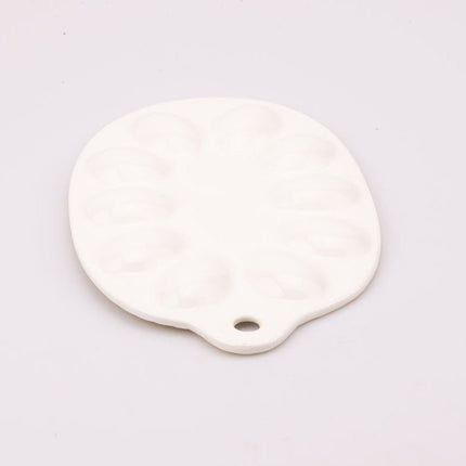 Pot avec couvercle en forme de pomme en porcelaine asiatique