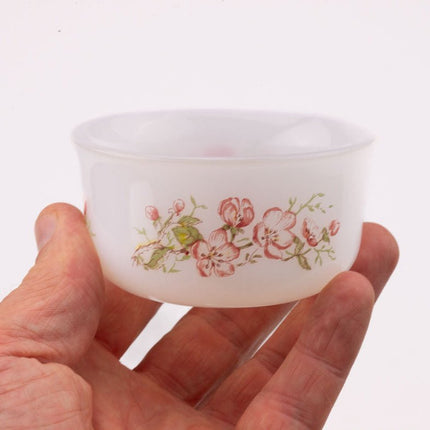 Ramequin en opaline fleuri Florentine d'Arcopal 