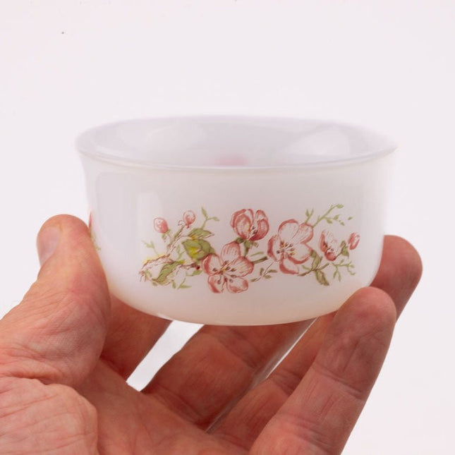 Ramequin en opaline fleuri Florentine d'Arcopal 