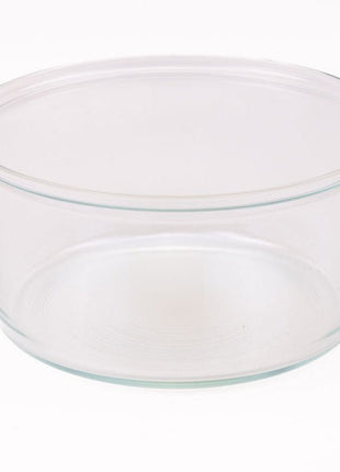 Plat à salade XXL en verre Arcuisine de 33 cm de diamètre transparent