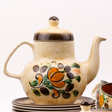 Complete koffieset voor 10 personen van Boch, Corfu-serie