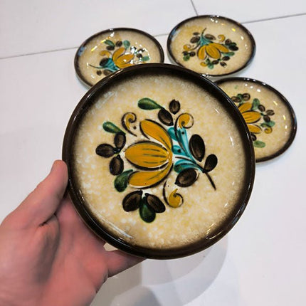 4 assiettes à dessert Boch collection Corfou