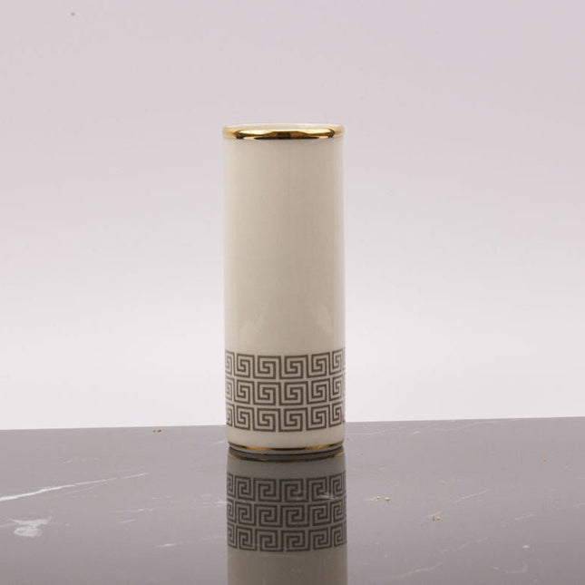 Petit vase en porcelaine Royal KM  beige