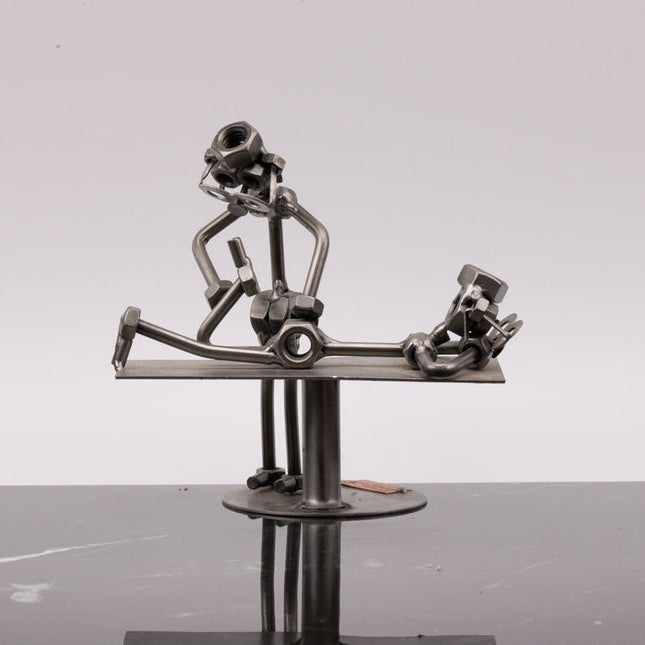 Figurine Hinz & Kunst kinésithérapeute en acier