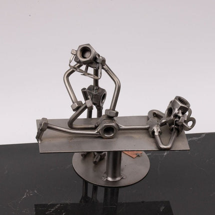 Figurine Hinz & Kunst kinésithérapeute en acier