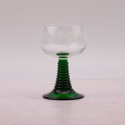 6 verres à vin d'Alsace 20cl style Roemer