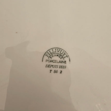 Lot de 10 assiettes à fondue Pillivuyt en porcelaine blanche