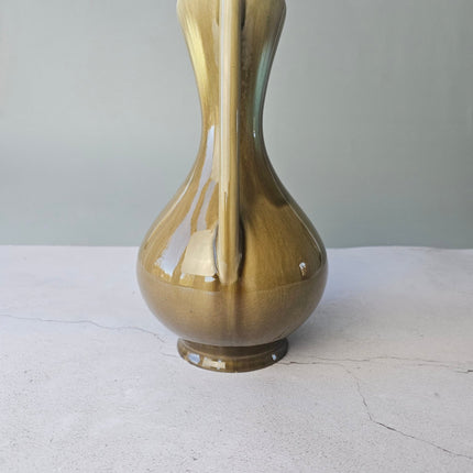 Sublime vase vintage vert des années 60