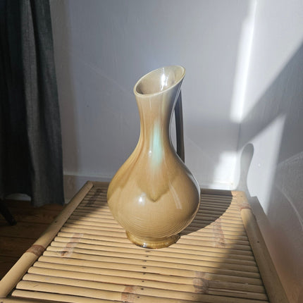 Sublime vase vintage vert des années 60