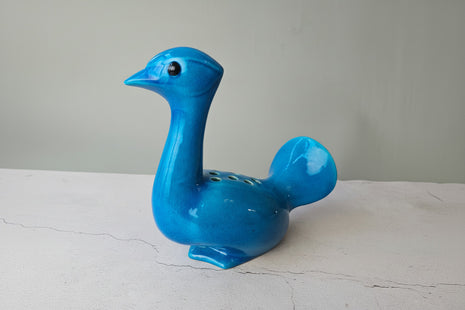 Pique-fleur canard en céramique Georges Cassin