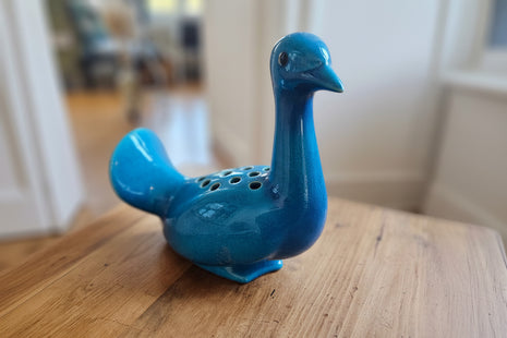 Pique-fleur canard en céramique Georges Cassin