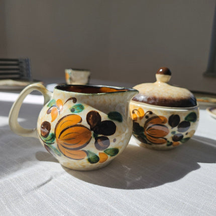 Complete koffieset voor 10 personen van Boch, Corfu-serie