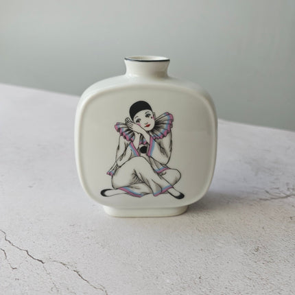 Kleine Pierrot keramische vaas