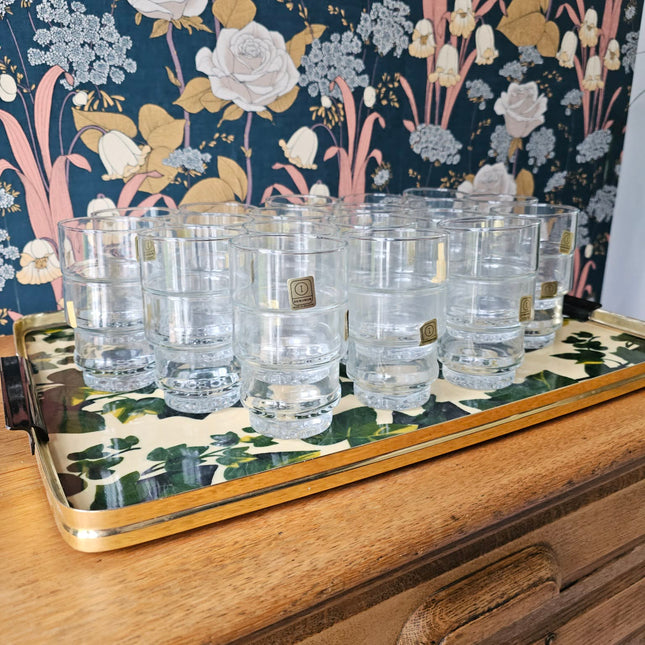 Verres à eau Durobor vintage - Pièce belge authentique à l'unité