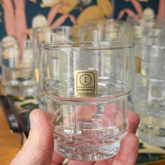 Verres à eau Durobor vintage - Pièce belge authentique à l'unité
