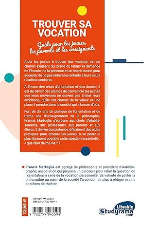 Finding your vocation: A guide for young people, parents, and teachers