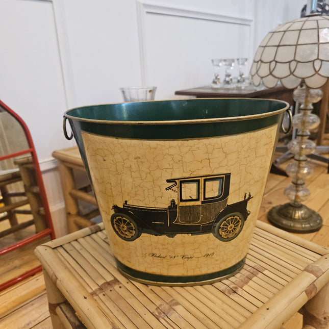 Cache-pot déco ovale vintage - Packard Coupé 1915