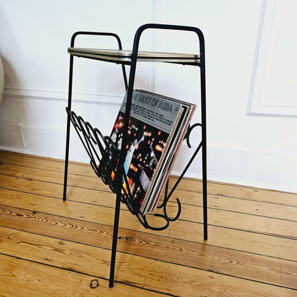 Splendide porte-revues vintage en formica années 70