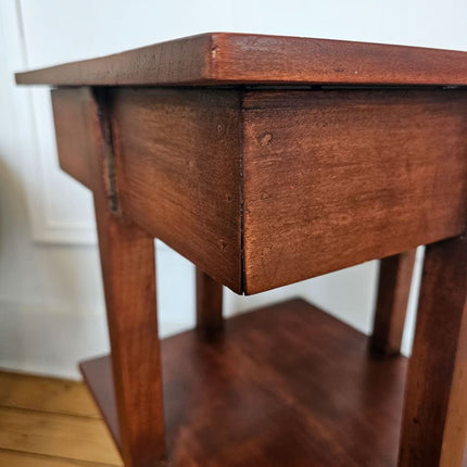Wooden side table