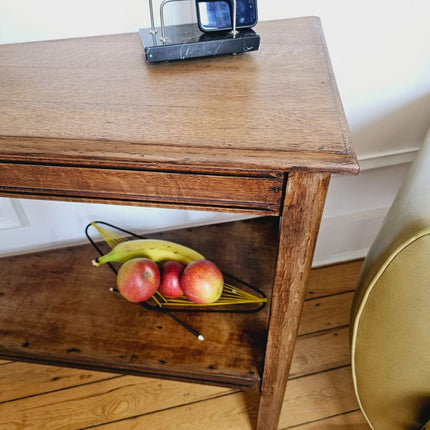 Unique wooden side table