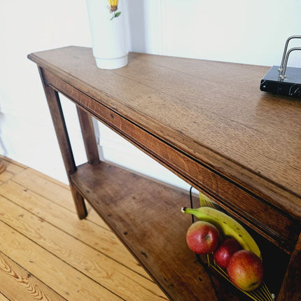 Unique wooden side table
