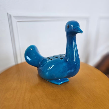 Pique-fleur canard en céramique Georges Cassin