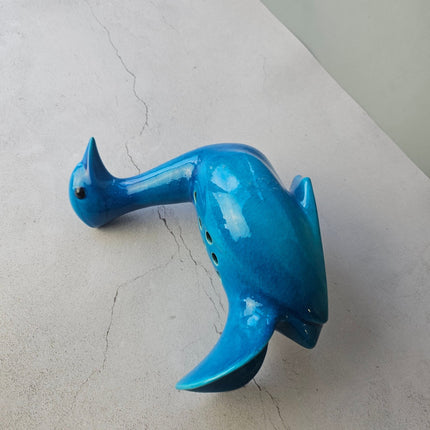 Pique-fleur canard en céramique Georges Cassin