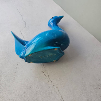 Pique-fleur canard en céramique Georges Cassin