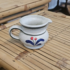 Pot à lait vintage en céramique Waechtersbach décor floral