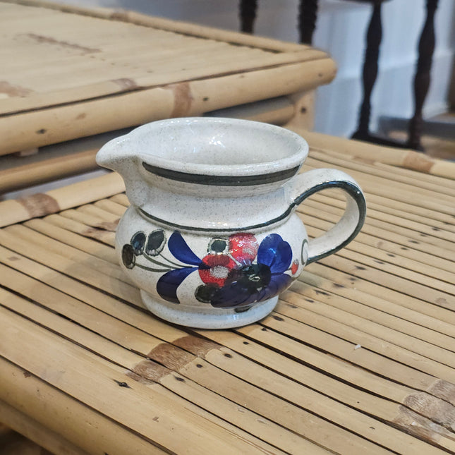 Pot à lait vintage en céramique Waechtersbach décor floral
