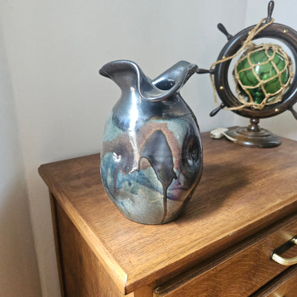 Vase vintage en céramique Thomas Buxo - Design moderniste années 60