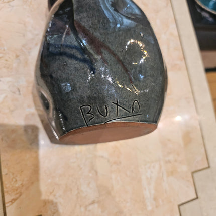 Vase vintage en céramique Thomas Buxo - Design moderniste années 60
