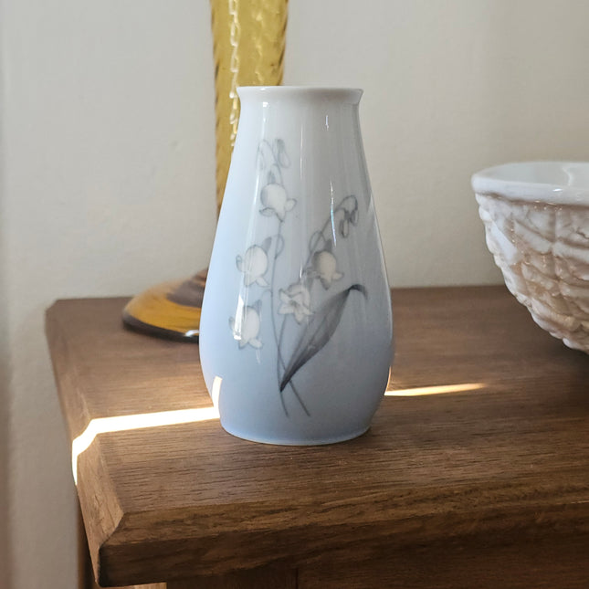 Vase soliflore vintage au muguet Bing & Grondahl Danemark - 1950
