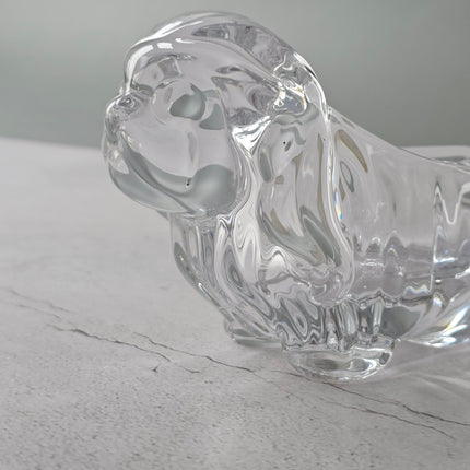 Figurine en cristal Vannes-le-Châtel pekinois