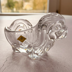 Vide-poche en forme de chien en cristal Vannes-le-Châtel