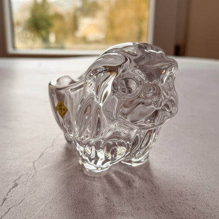 Vide-poche en forme de chien en cristal Vannes-le-Châtel