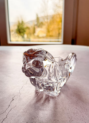 Vide-poche en forme de chien en cristal Vannes-le-Châtel