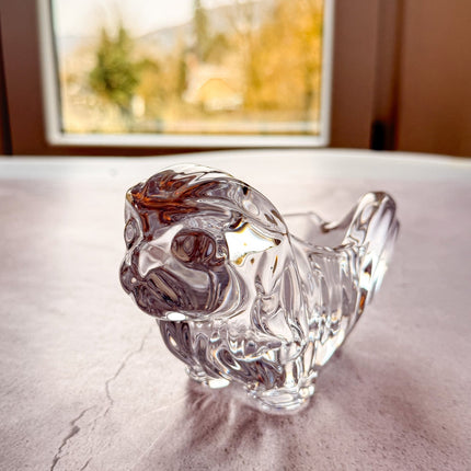 Vide-poche en forme de chien en cristal Vannes-le-Châtel