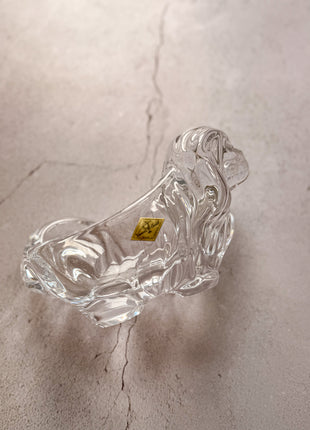 Figurine en cristal Vannes-le-Châtel pekinois