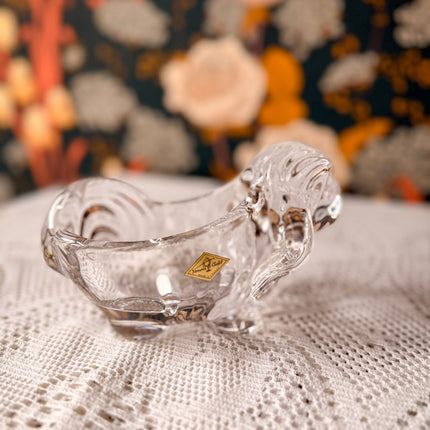 Figurine en cristal Vannes-le-Châtel pekinois