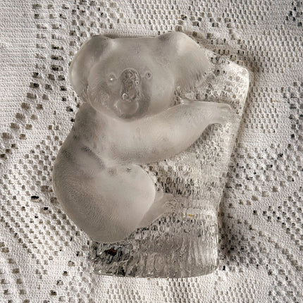 Figurine koala en cristal Mats Jonasson