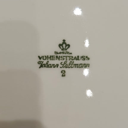 11 assiettes creuses vintage en porcelaine Johann Seltmann - Années 70