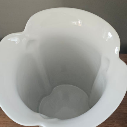 Vase Arzberg Corso Cnospa en porcelaine blanche - H 29 cm