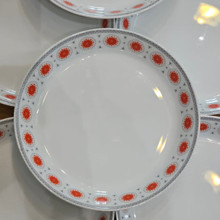 11 assiettes creuses vintage en porcelaine Johann Seltmann - Années 70
